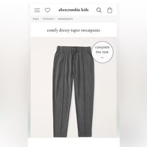 Abercrombie & Fitch Comfy Dressy Taper Sweatpants